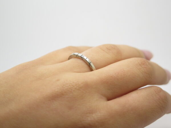 <b>Alliance fil carré 2.5 mm </b><br><i>Argent</i> – Image 4