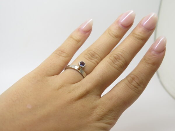 <b>Bagues Indian Feeling </b><br><i>Argent, Améthyste, Citrines et Spinelle</i> – Image 7
