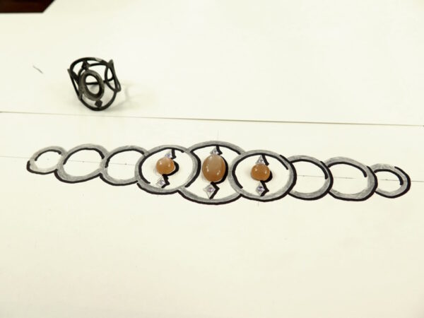Bracelet sur mesure pierres fines