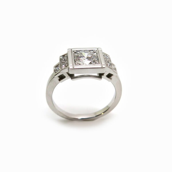 bague platine sur mesure