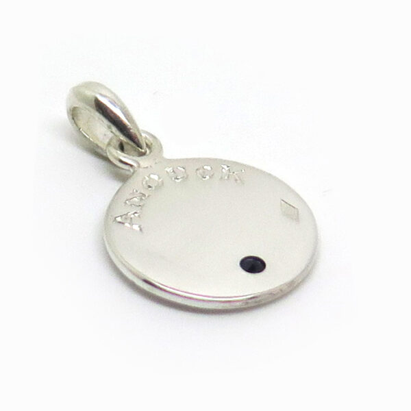 Médaille de bapteme gravée a la main