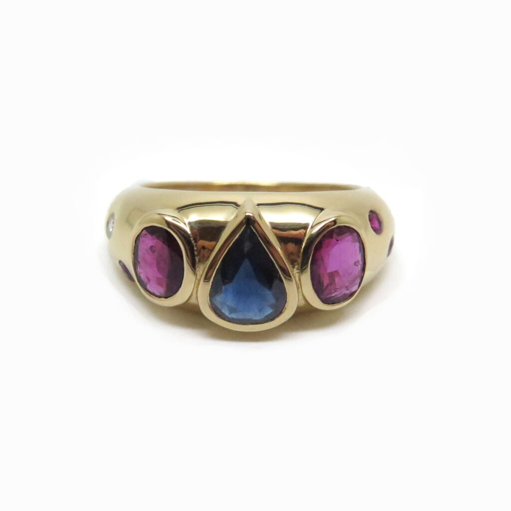 Bague jonc sur mesure en or 18 carats