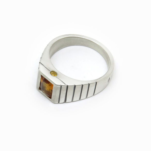 Chevalière en argent pour femme