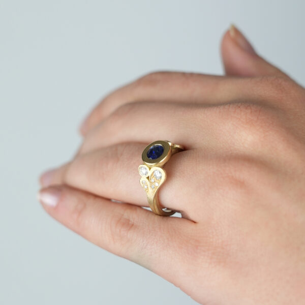 Bague sur mesure en or jaune
