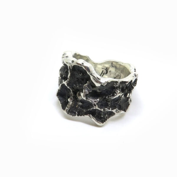 Bague sur mesure en argent massif