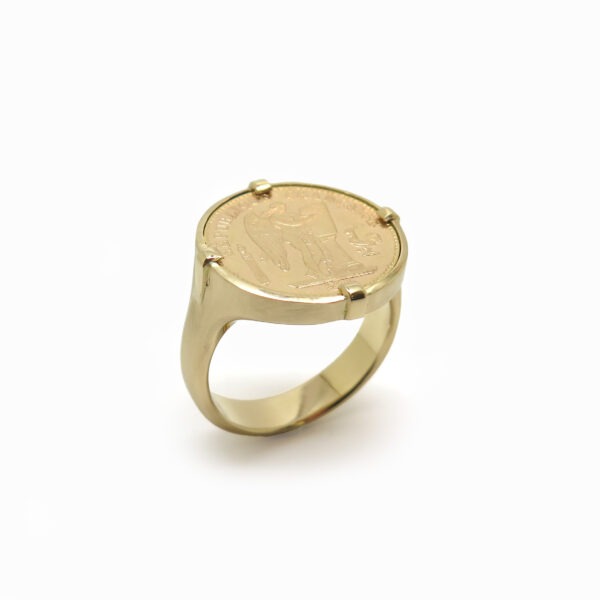 Chevalière Louis d'or sur mesure
