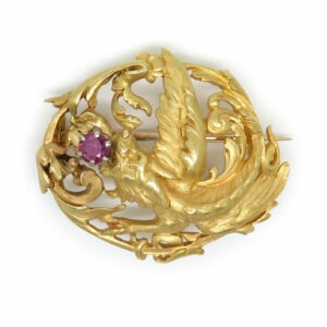 <b>Broche Chimère </b><br><i>Or 18 carat</i>