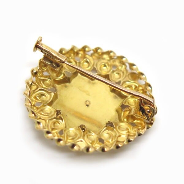 <b>Broche ancienne </b><br><i>Or jaune</i> – Image 3