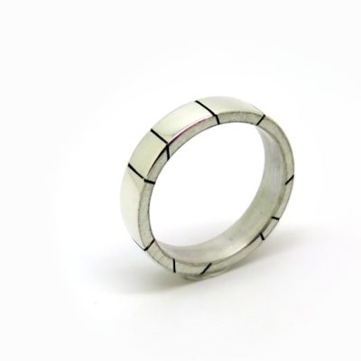 bague en argent pour homme artisanale