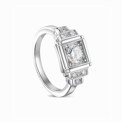 Platine et diamants