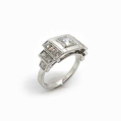 bague sur mesure diamants de famille