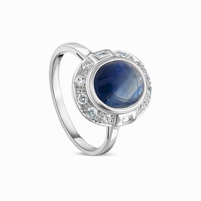 Bague à entourage