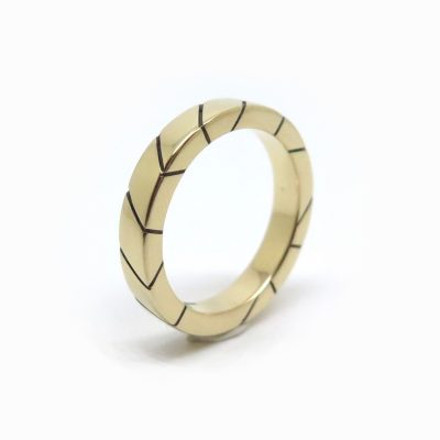 Alliance sur mesure or jaune 18 carats
