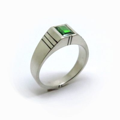 Bague pour homme style bauhaus