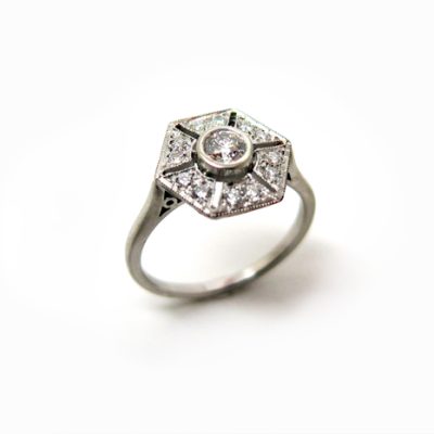 Bague de fiancailles de createur