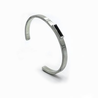 Bracelet en argent et tourmaline