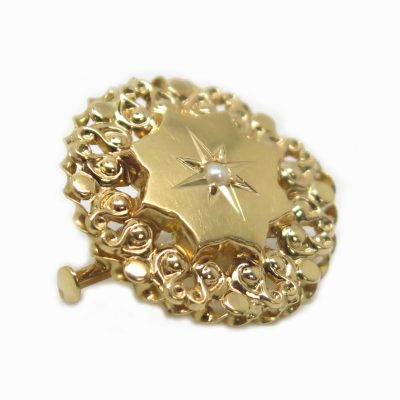 Broche en or jaune