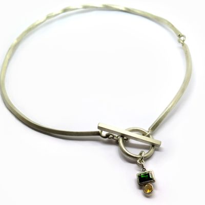 Plastron de createur en argent lmassif