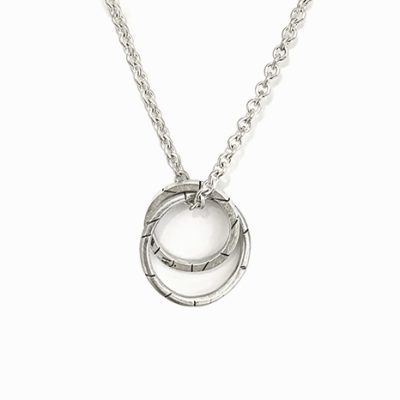Collier deux anneaux