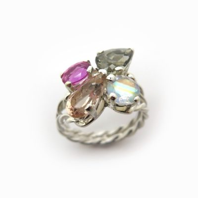 bague multicolore sur mesure