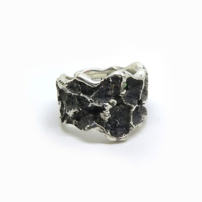 Bague sur mesure en argent massif