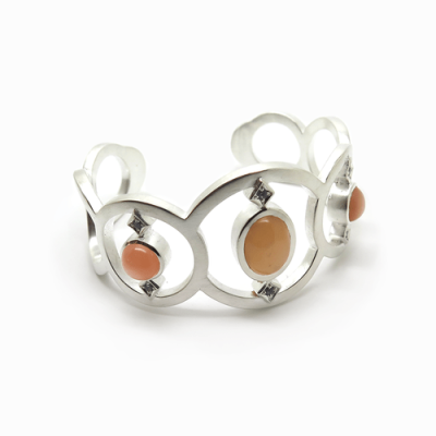 Manchette en argent sur mesure
