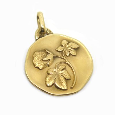 Médaille de baptême vintage