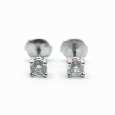 Puces d'oreilles diamants 0.22 carat