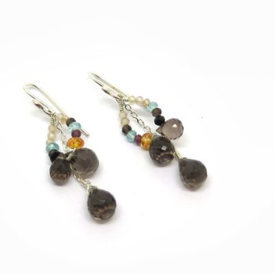 Boucles d'oreilles colorées