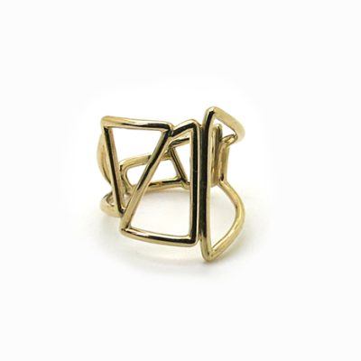 bague geometrique