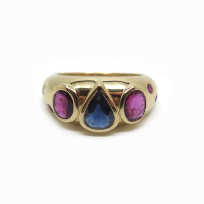 Bague jonc sur mesure en or 18 carats