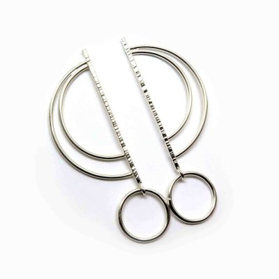 boucles d'oreilles demi lunes