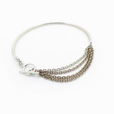 Bracelet jonc ouvert et travaillé