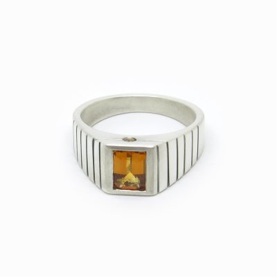chevalière sur mesure en argent