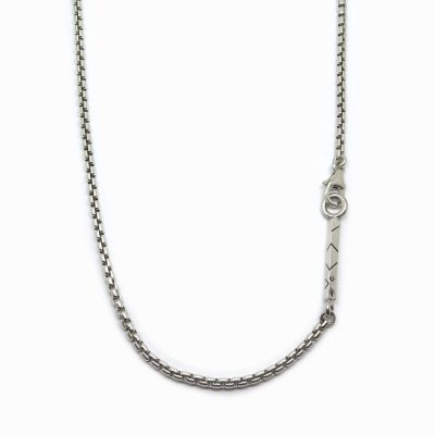 chaine mailles argent homme