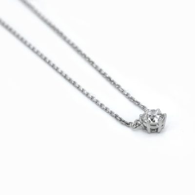 collier - or - blanc et diamant