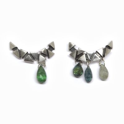 boucles d'oreilles asymetriques